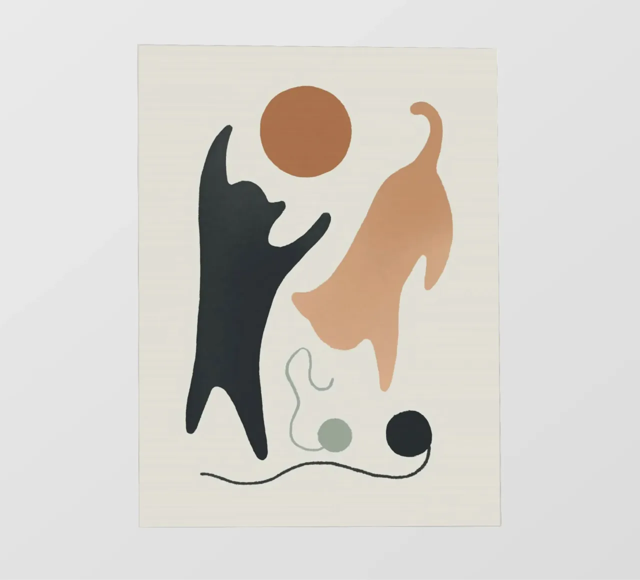 naughty cat play shape pellicola backlit da comura