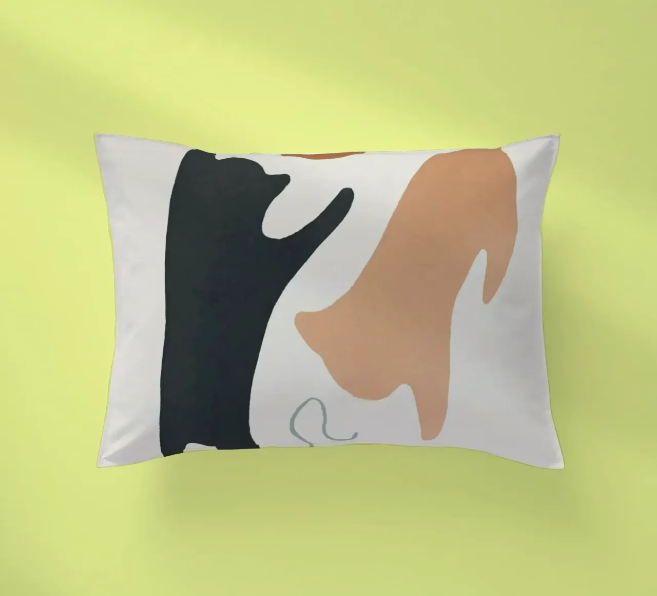 naughty cat play shape cuscino da comura