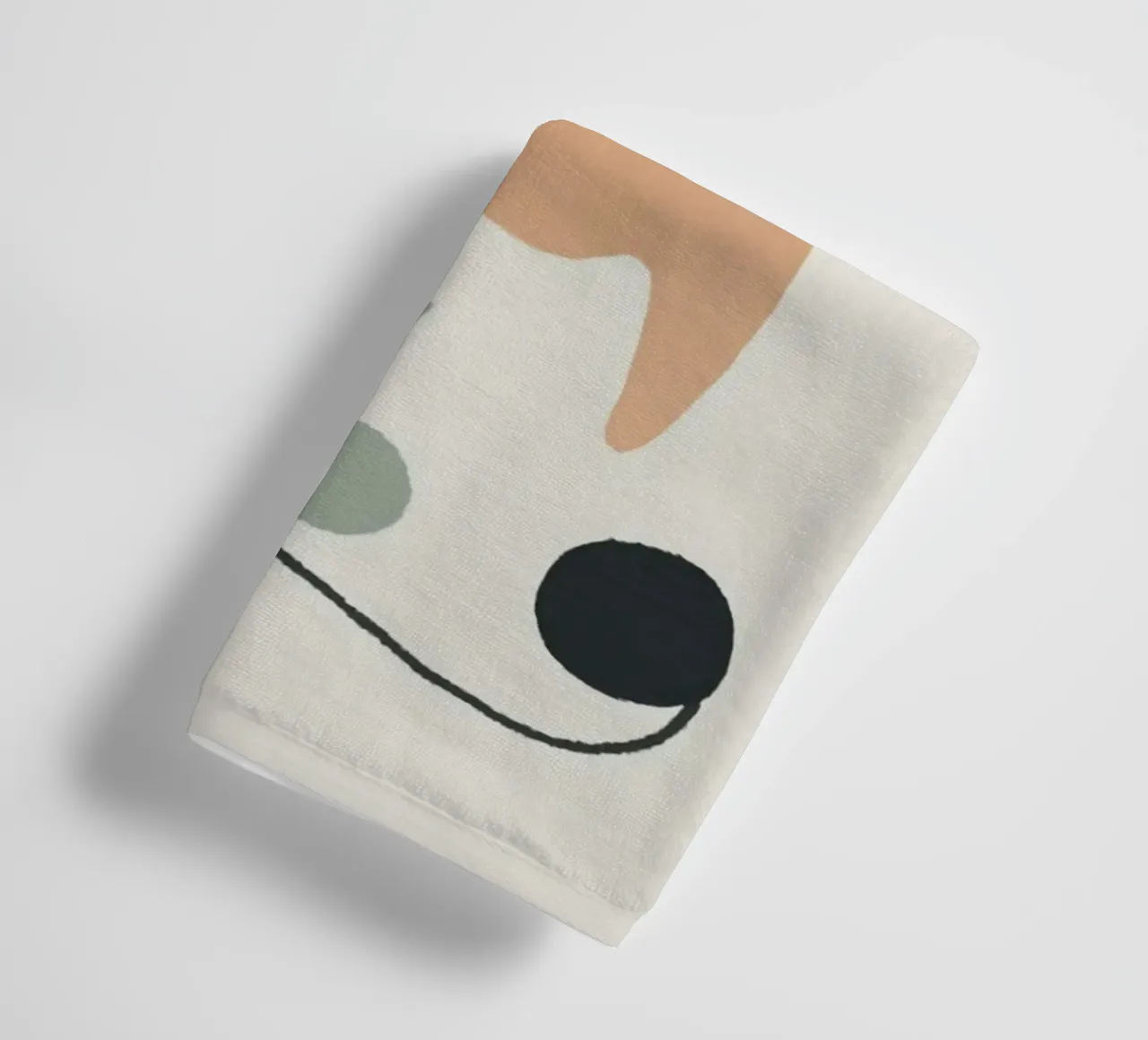 naughty cat play shape asciugamano da bagno da comura