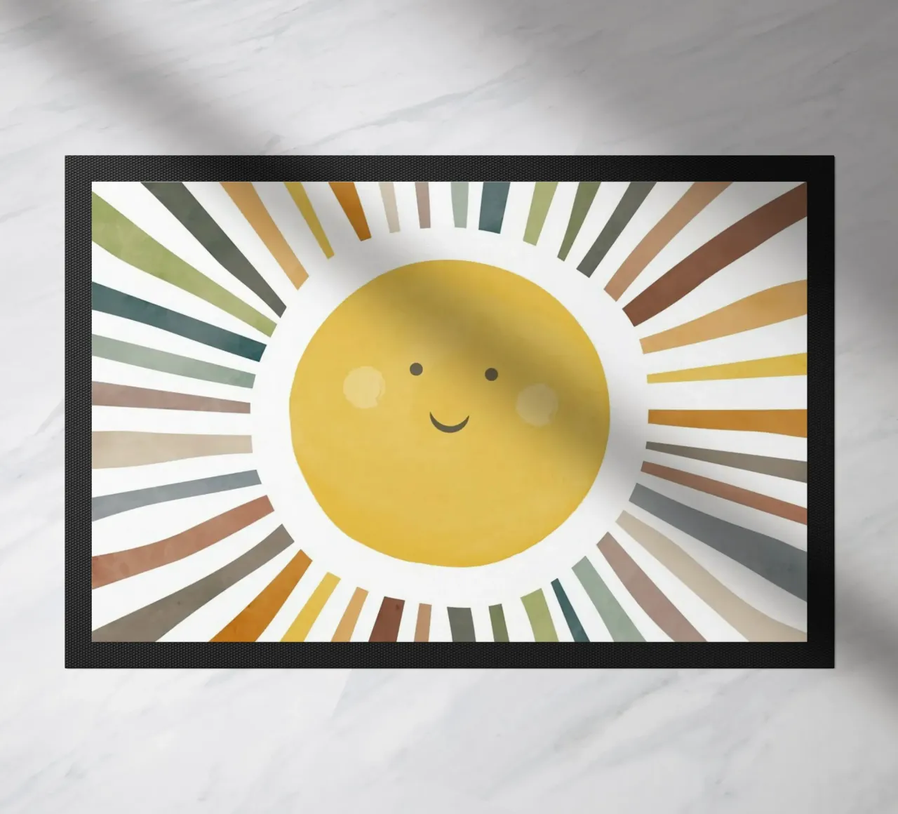 sun shine line colorful zerbino da comura