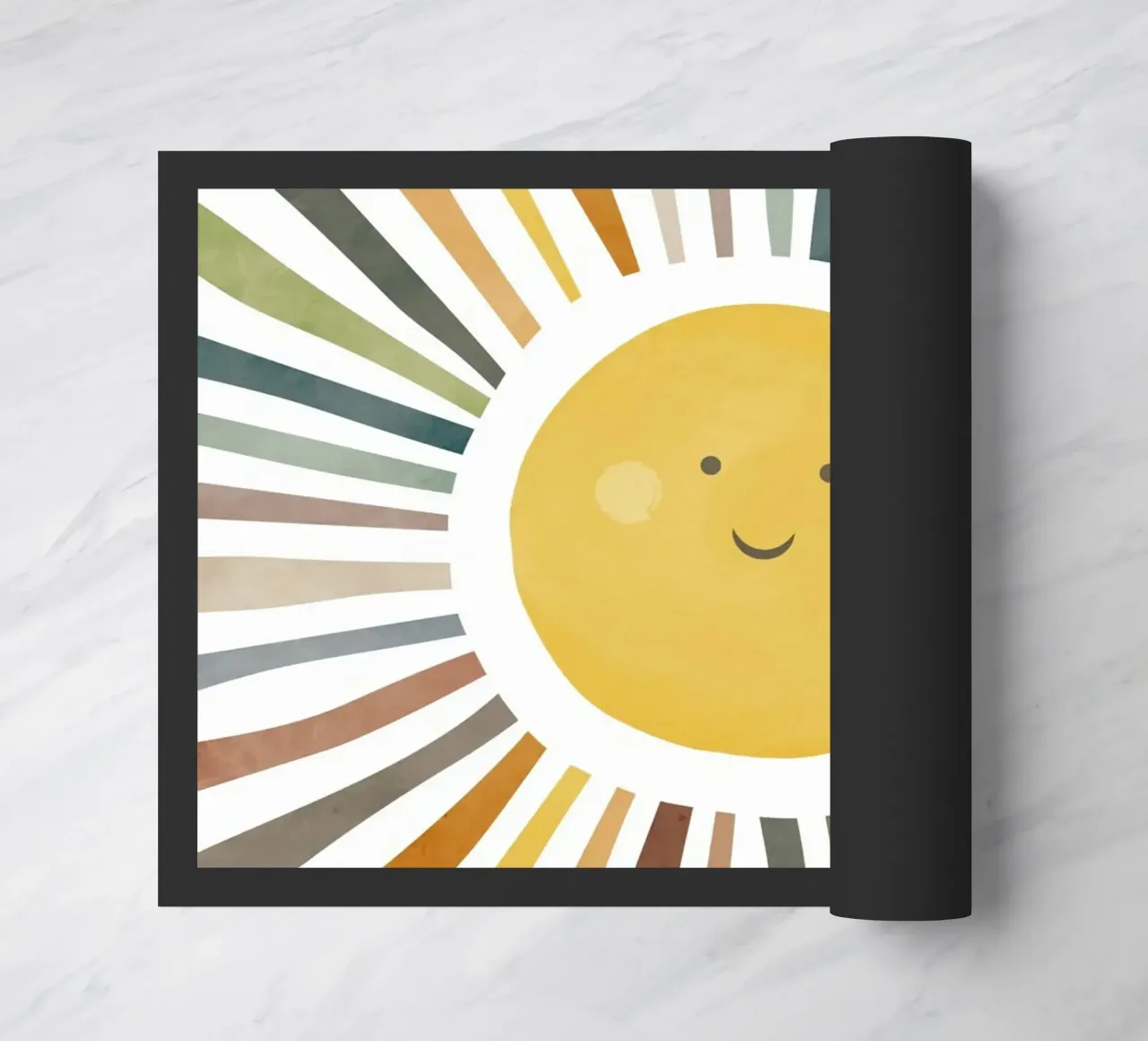sun shine line colorful zerbino da comura