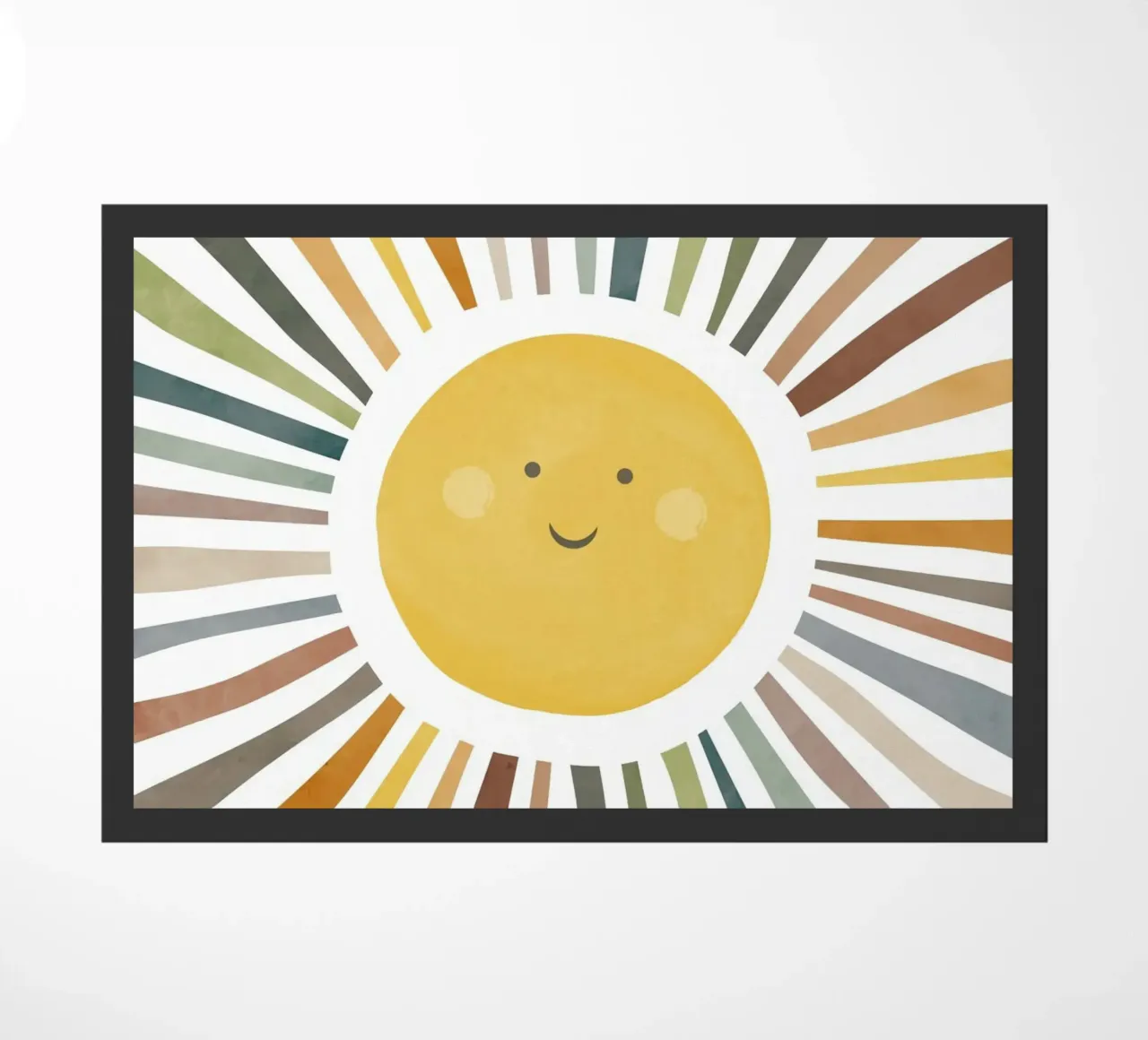 sun shine line colorful zerbino da comura