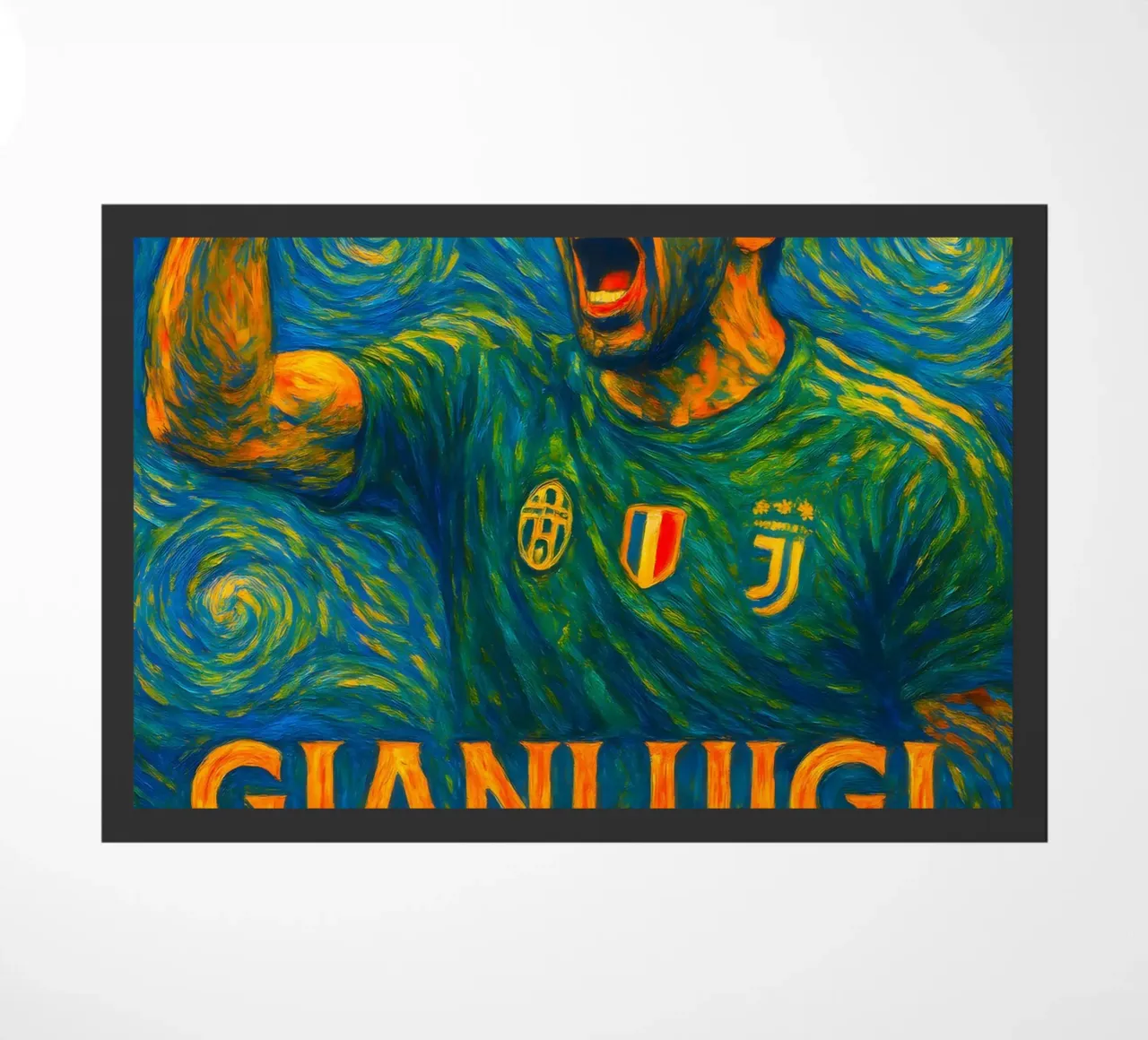 Gianluigi Buffon zerbino da Cyberpunk Canvas