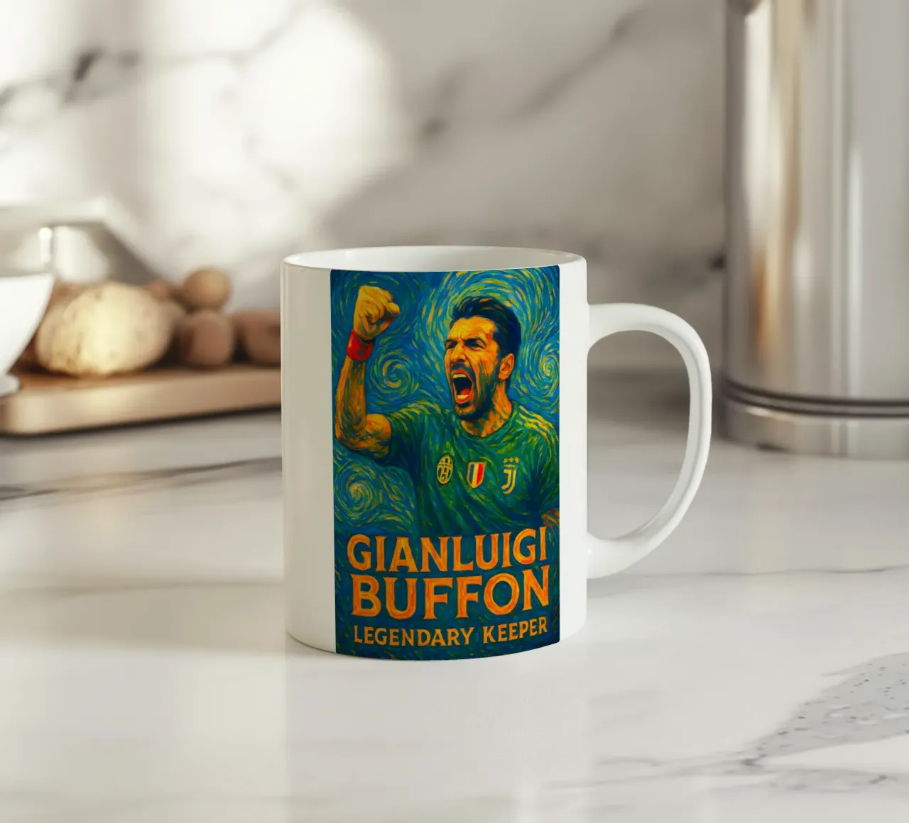 Gianluigi Buffon tazza in ceramica da Cyberpunk Canvas