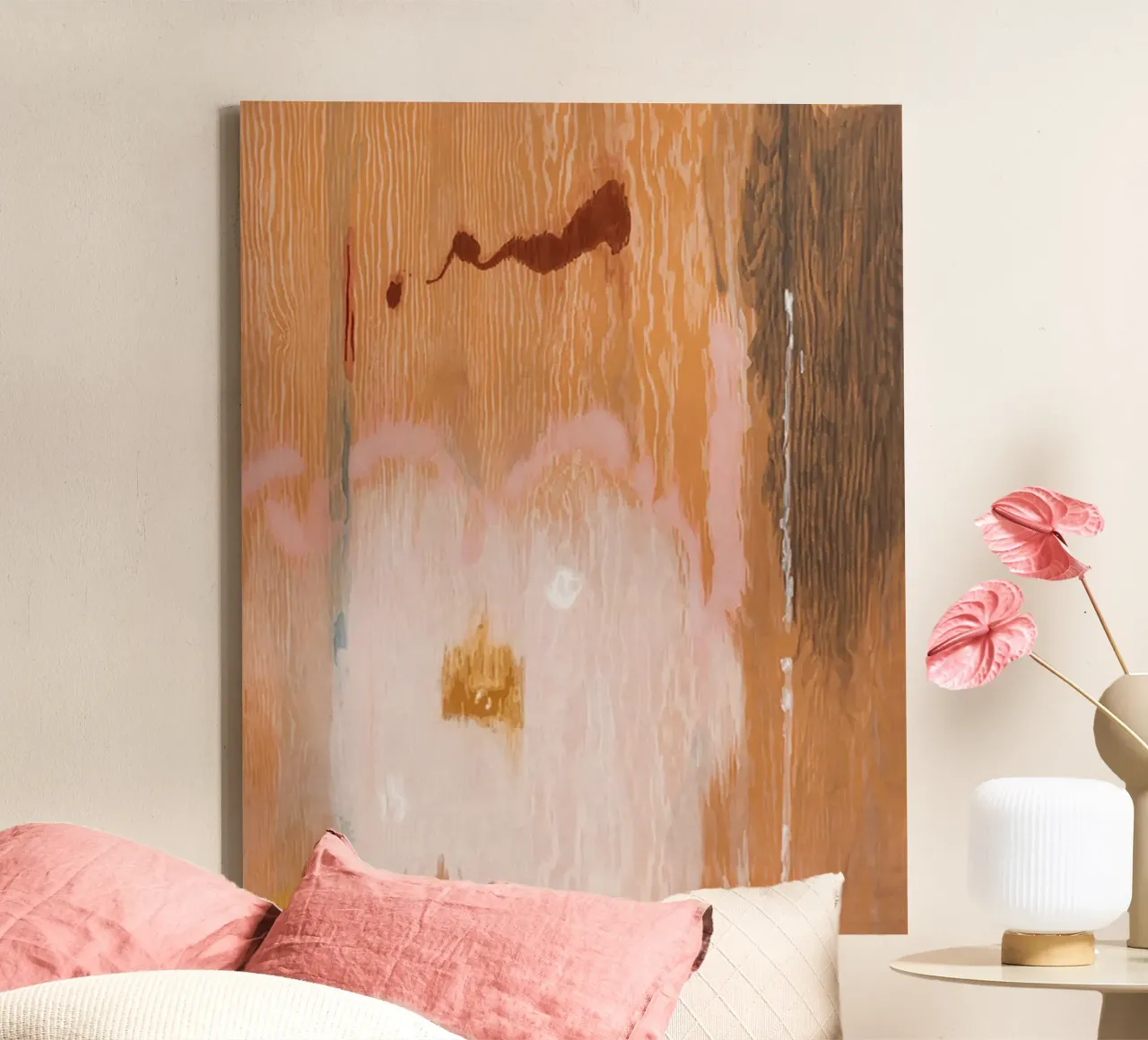 Helen Frankenthaler Vertellingen van Genji VI canvas met Baklijst van The Dillart