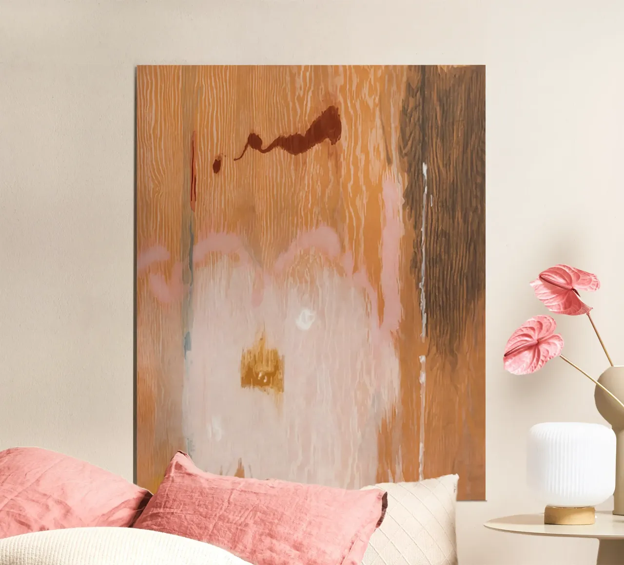 Helen Frankenthaler Racconti di Genji VI poster con telaio in legno da The Dillart