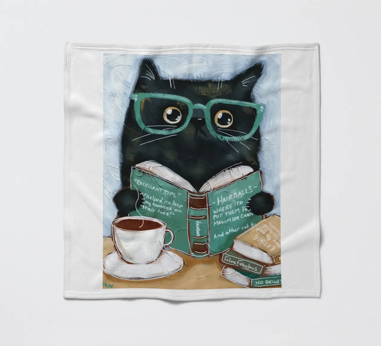 Lecture des chats plaid polaire de Arjun