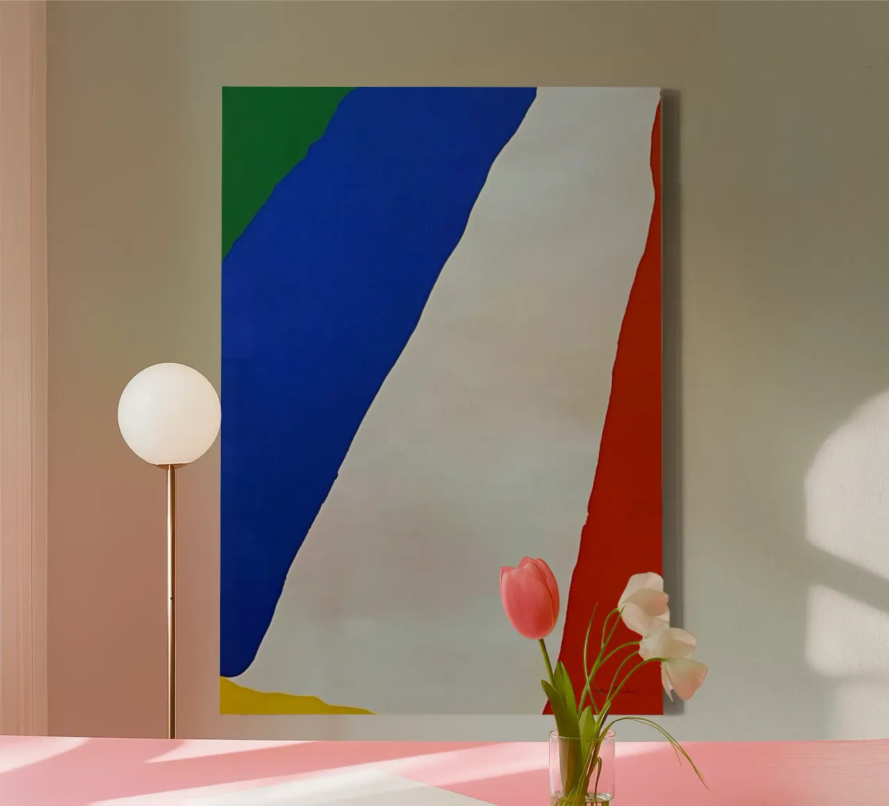 Helen Frankenthaler Senza titolo (Harrison 11) tela con Cornice a cassetta da The Dillart