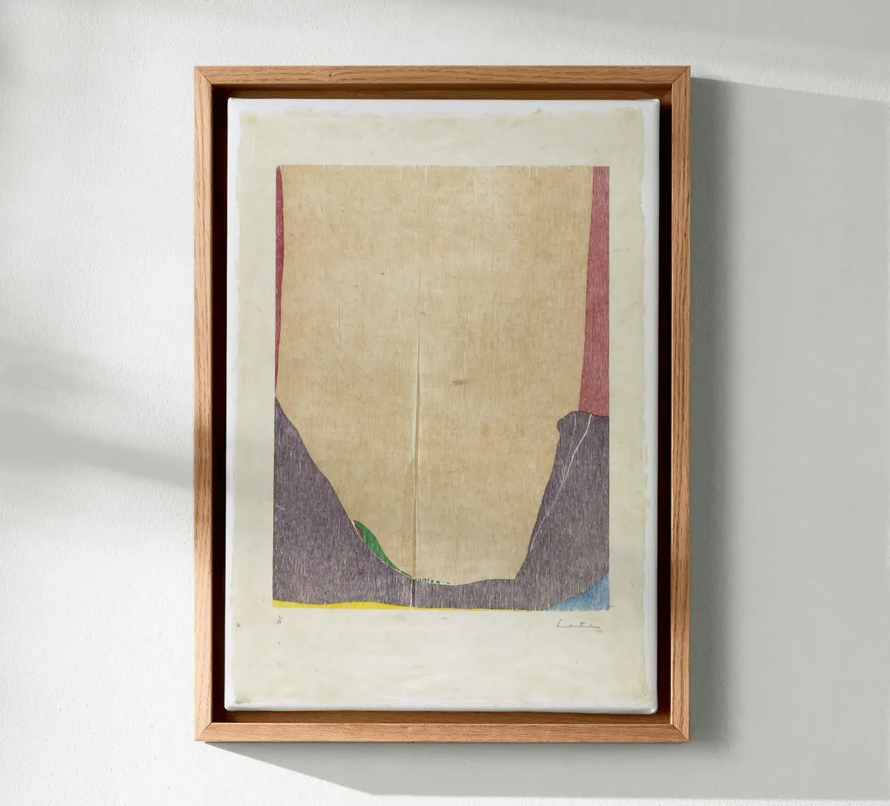 Helen Frankenthaler Oost en verder canvas met Baklijst van The Dillart
