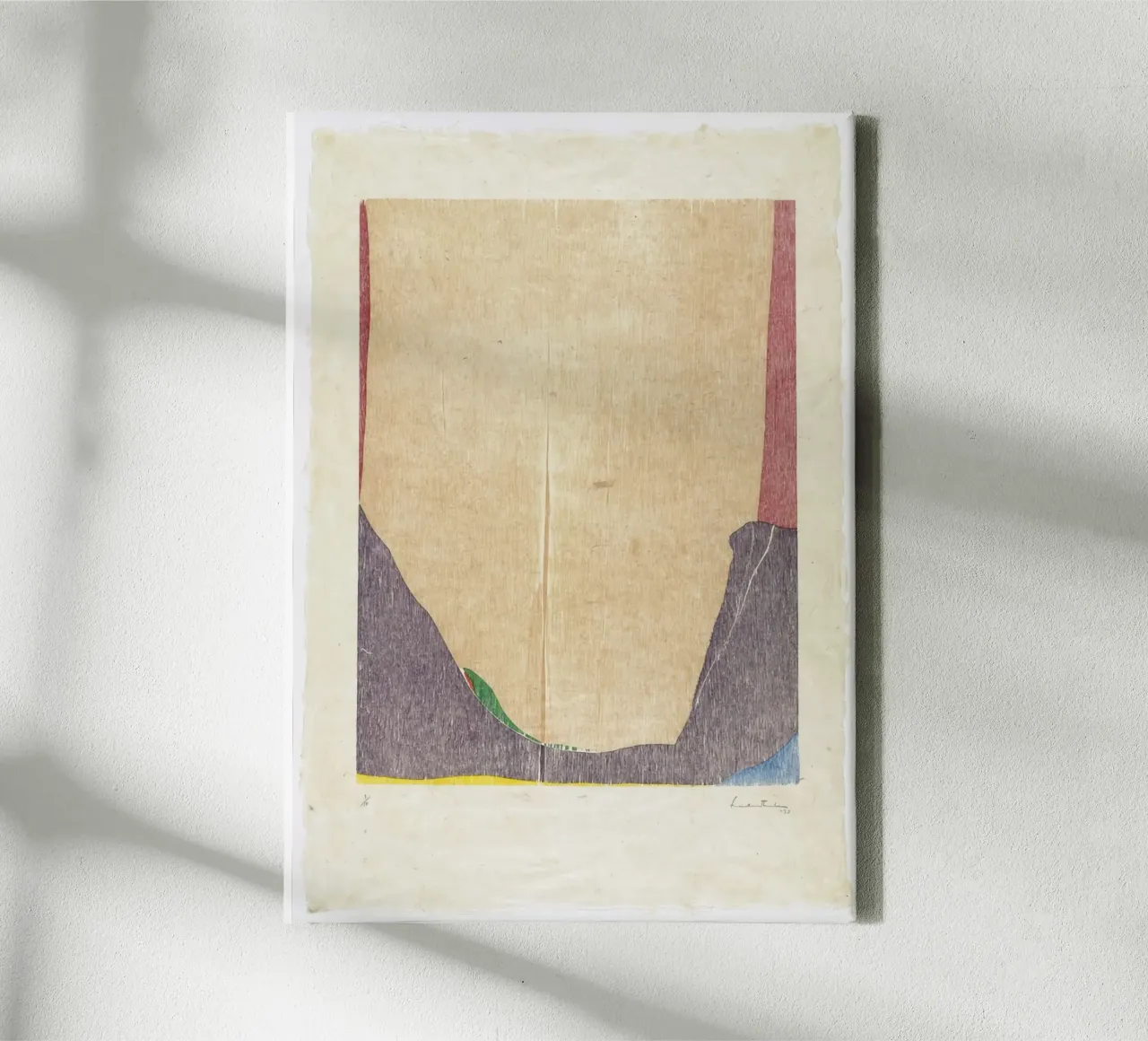 Helen Frankenthaler Oost en verder canvas met Baklijst van The Dillart