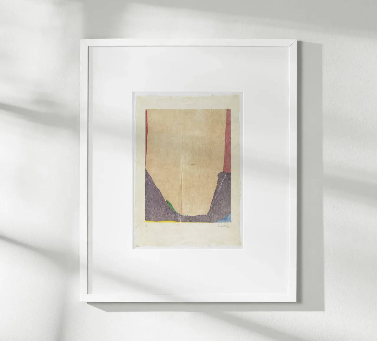 Helen Frankenthaler Oriente e oltre poster con telaio in legno da The Dillart