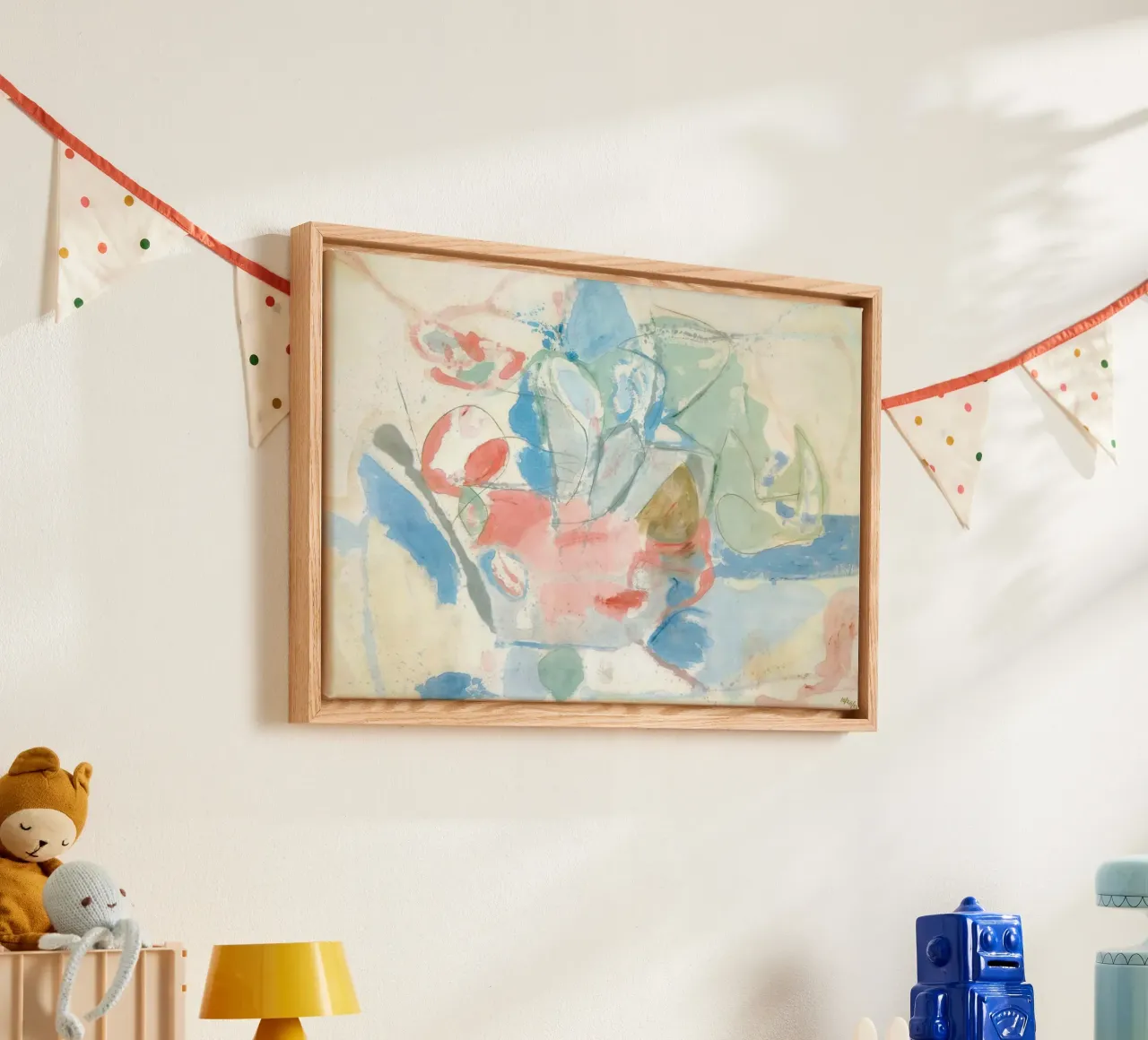Helen Frankenthaler Bergen en zee canvas met Baklijst van The Dillart