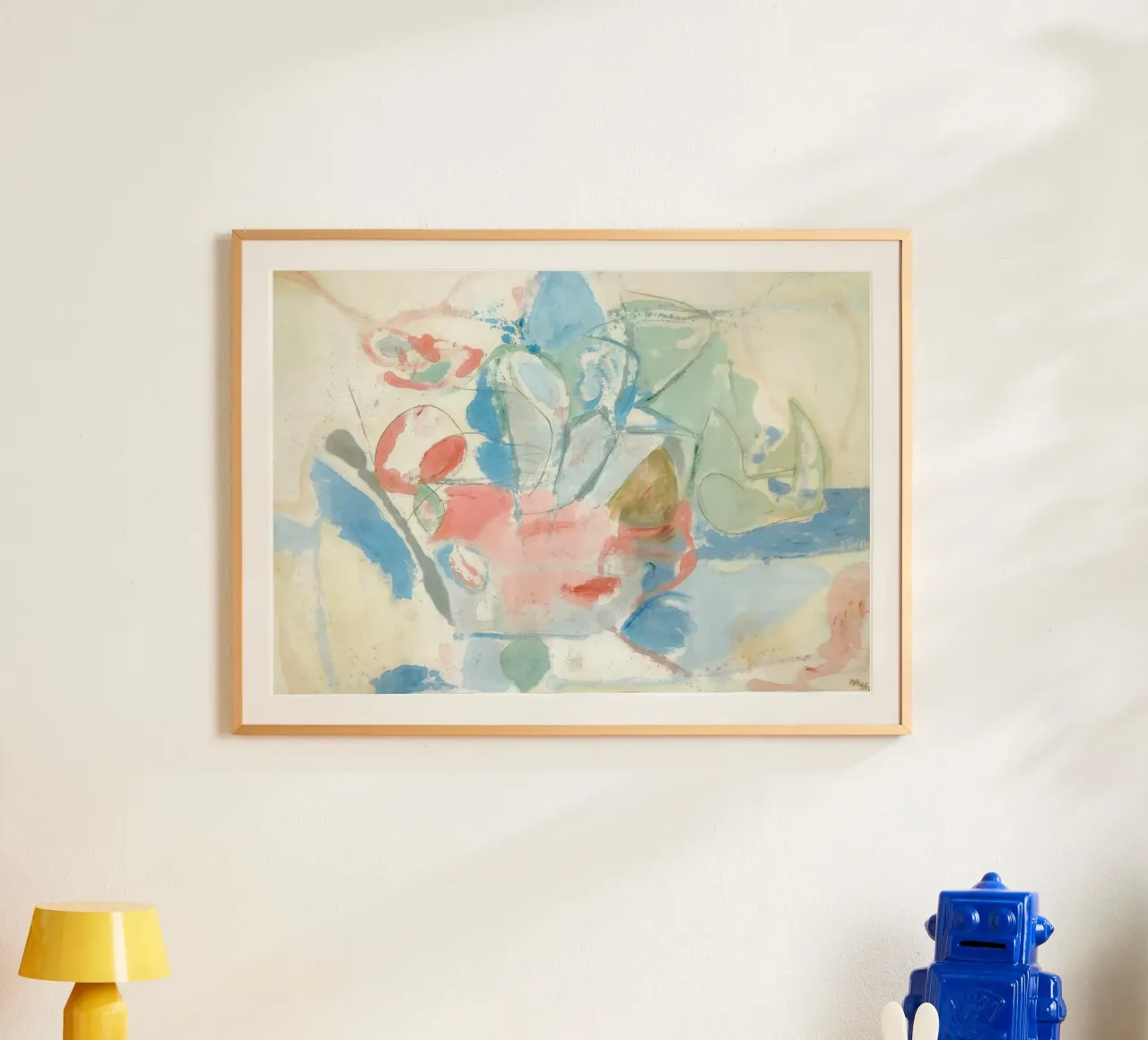 Helen Frankenthaler Montagne e mare poster con telaio in legno da The Dillart