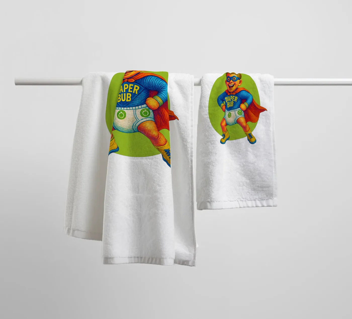 v badhanddoek van Vintage Van Gogh