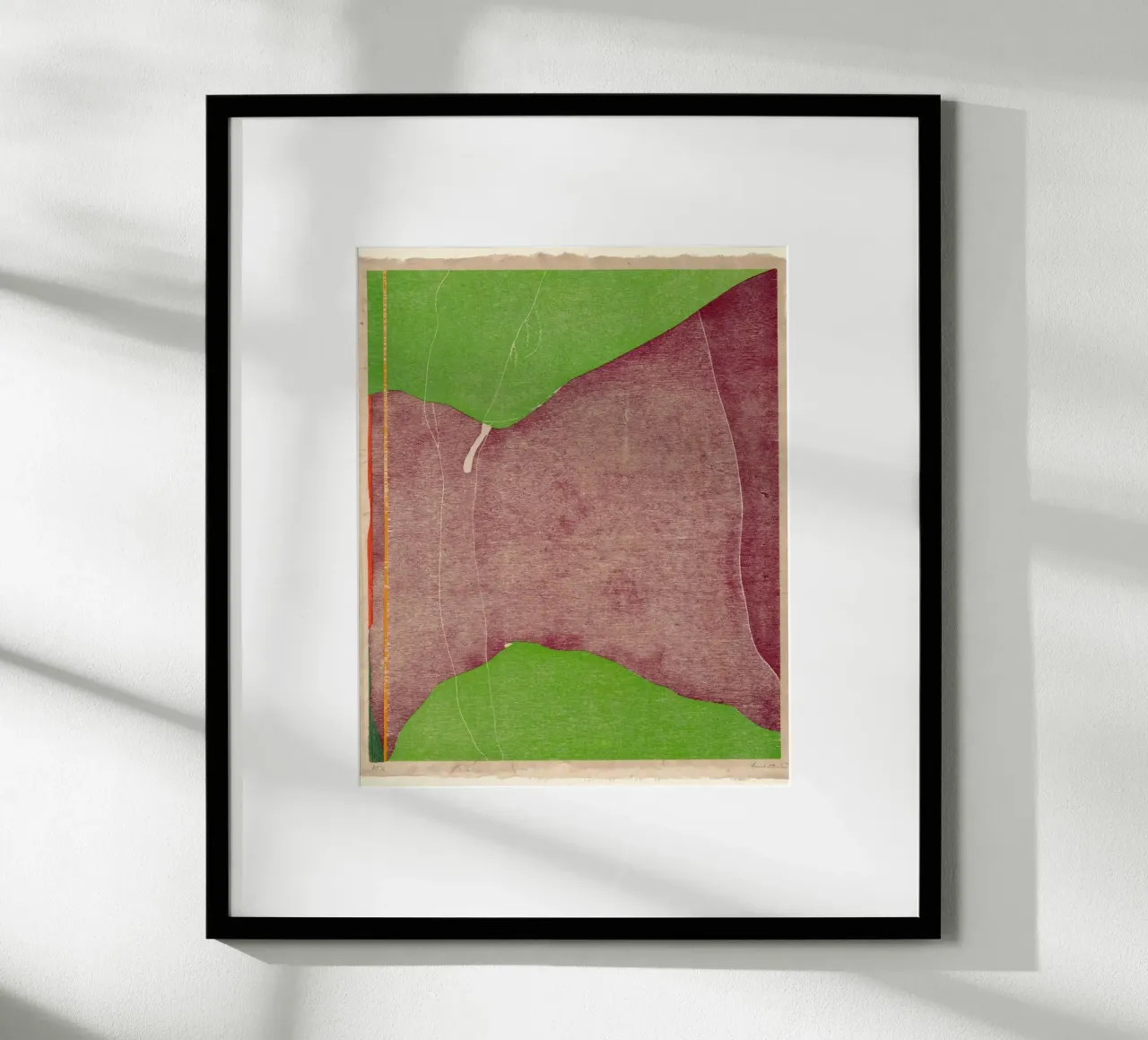 Helen Frankenthaler Brezza selvaggia poster da The Dillart