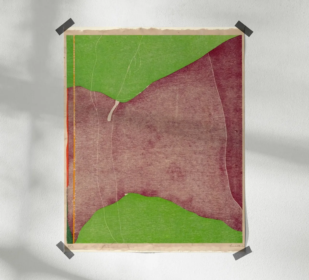 Helen Frankenthaler Brezza selvaggia poster da The Dillart