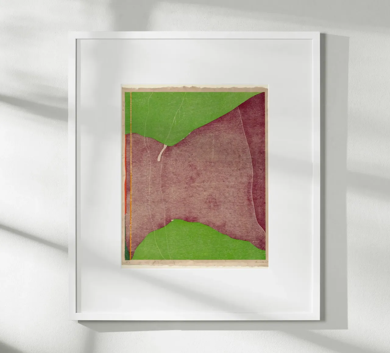 Helen Frankenthaler Brezza selvaggia poster da The Dillart