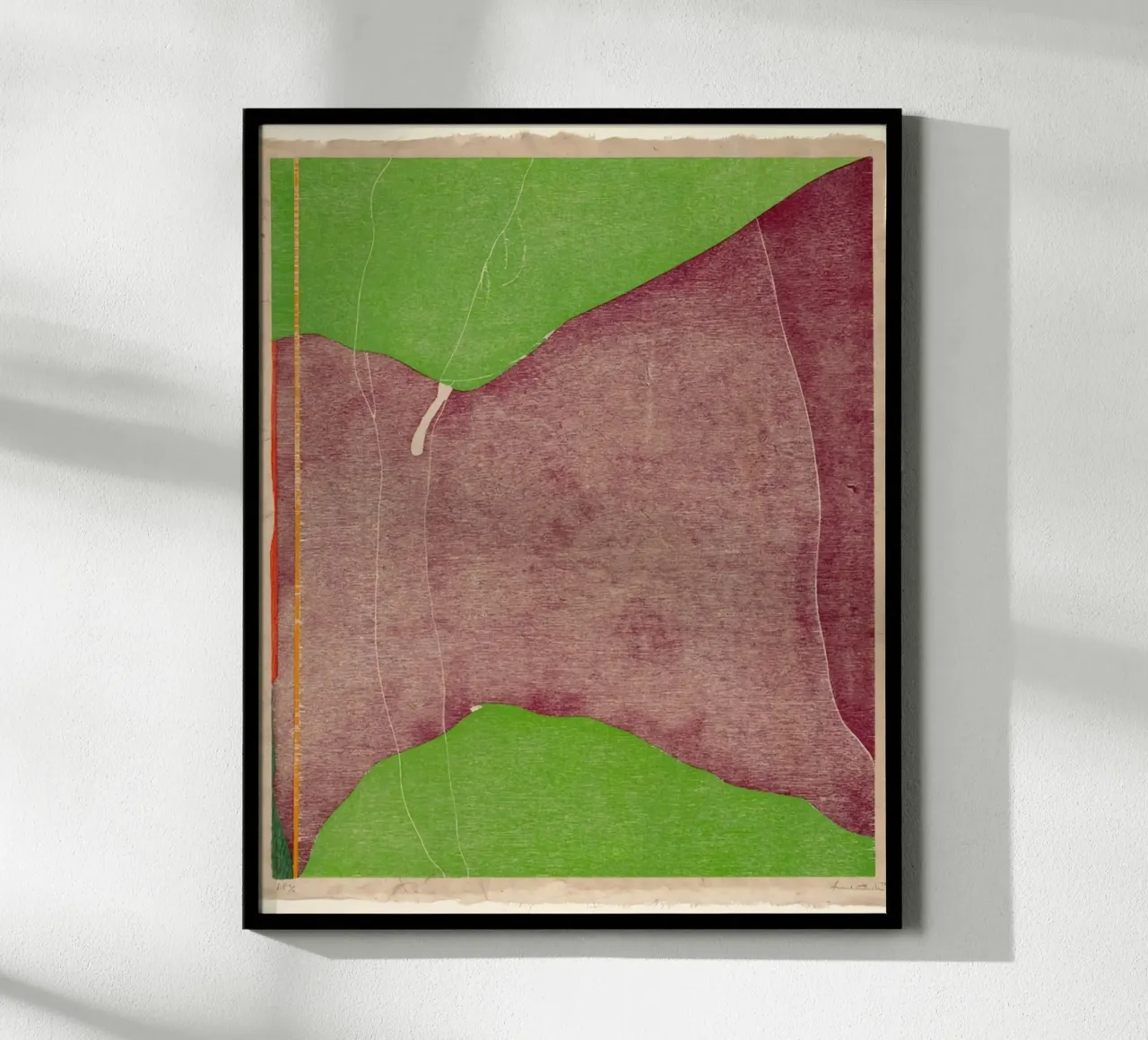 Helen Frankenthaler Brezza selvaggia poster da The Dillart
