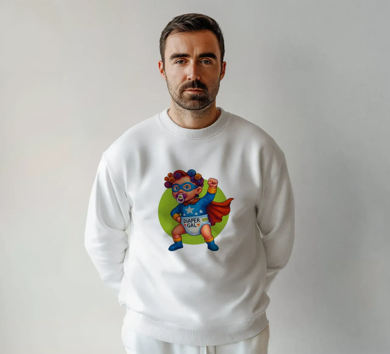 DIAPER GAL felpa da Vintage Van Gogh