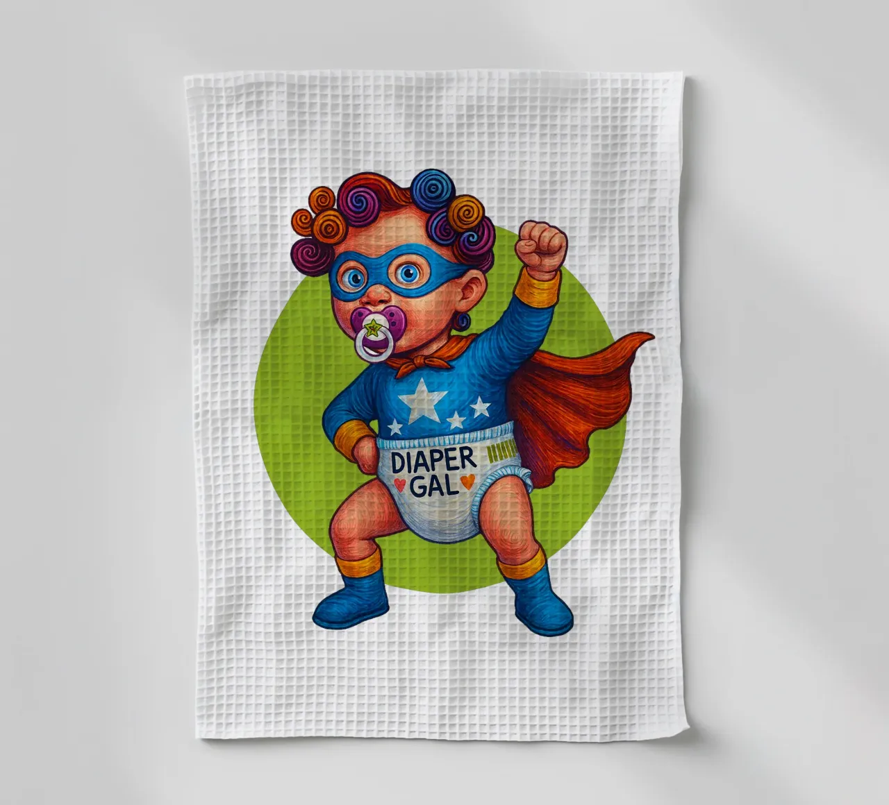 DIAPER GAL canovaccio da cucina da Vintage Van Gogh