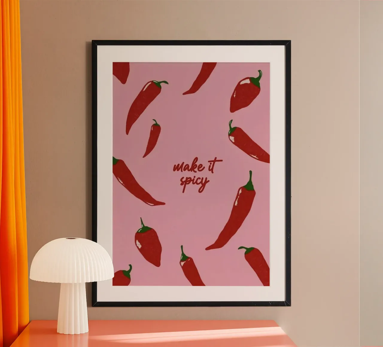 make it spicy chilli poster da sophiaz