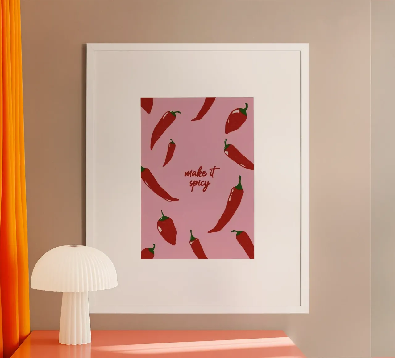 make it spicy chilli poster da sophiaz