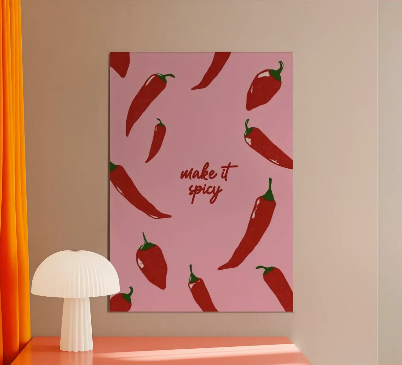 make it spicy chilli poster da sophiaz