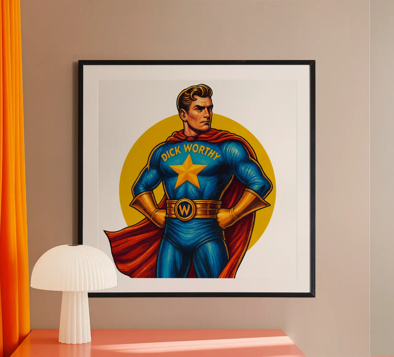 DICK WORTHY poster da Vintage Van Gogh