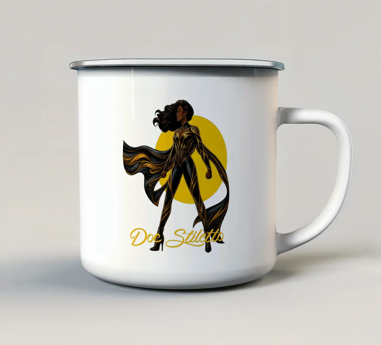 DOC STILETTO tazza in smalto da Vintage Van Gogh