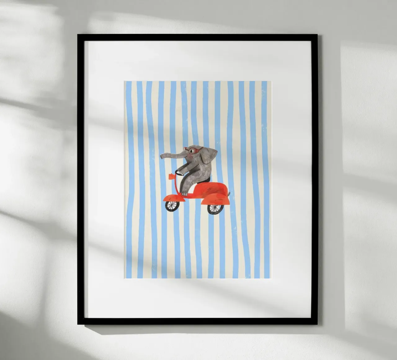 elephant on bike in line background poster da sophiaz