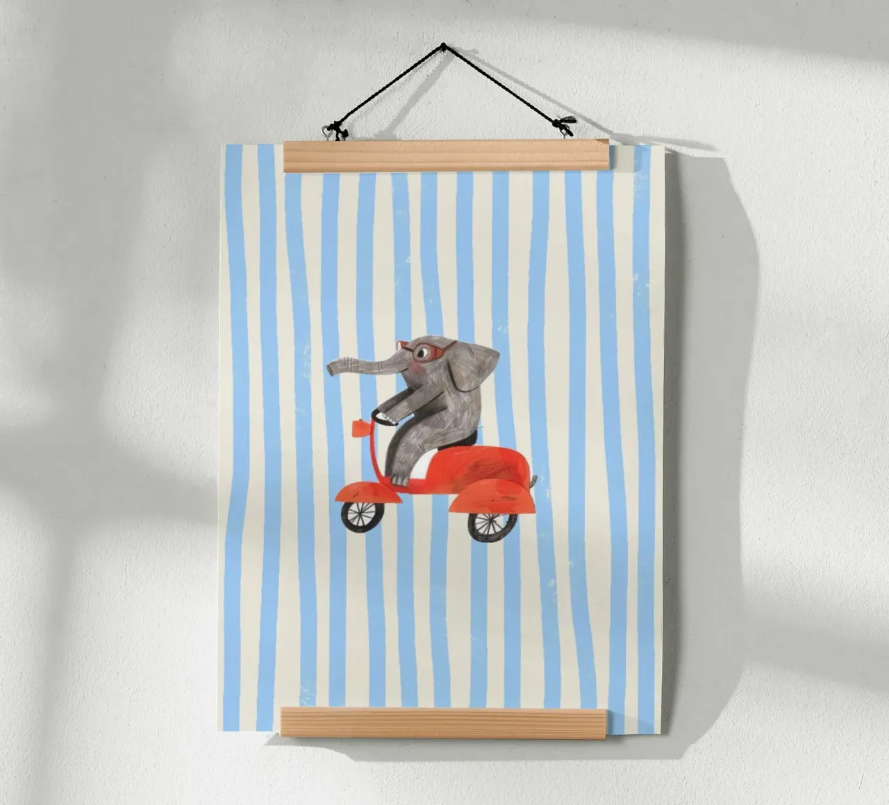 elephant on bike in line background poster da sophiaz