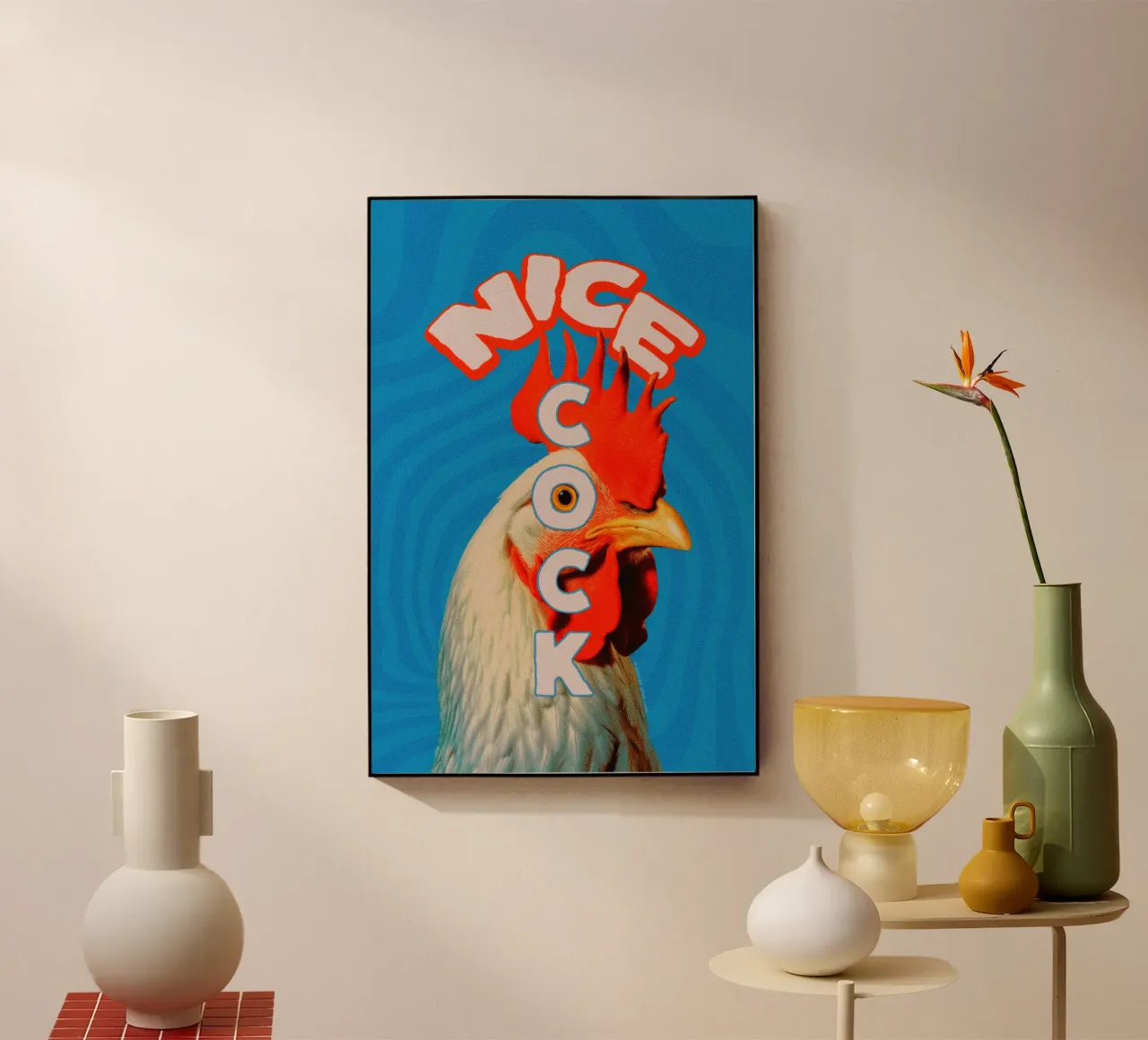 Nice Cock plexiglass da Jonas Loose