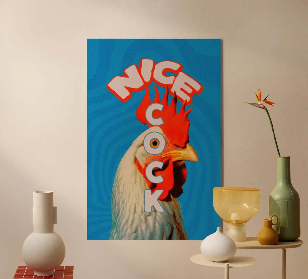 Nice Cock plexiglass da Jonas Loose