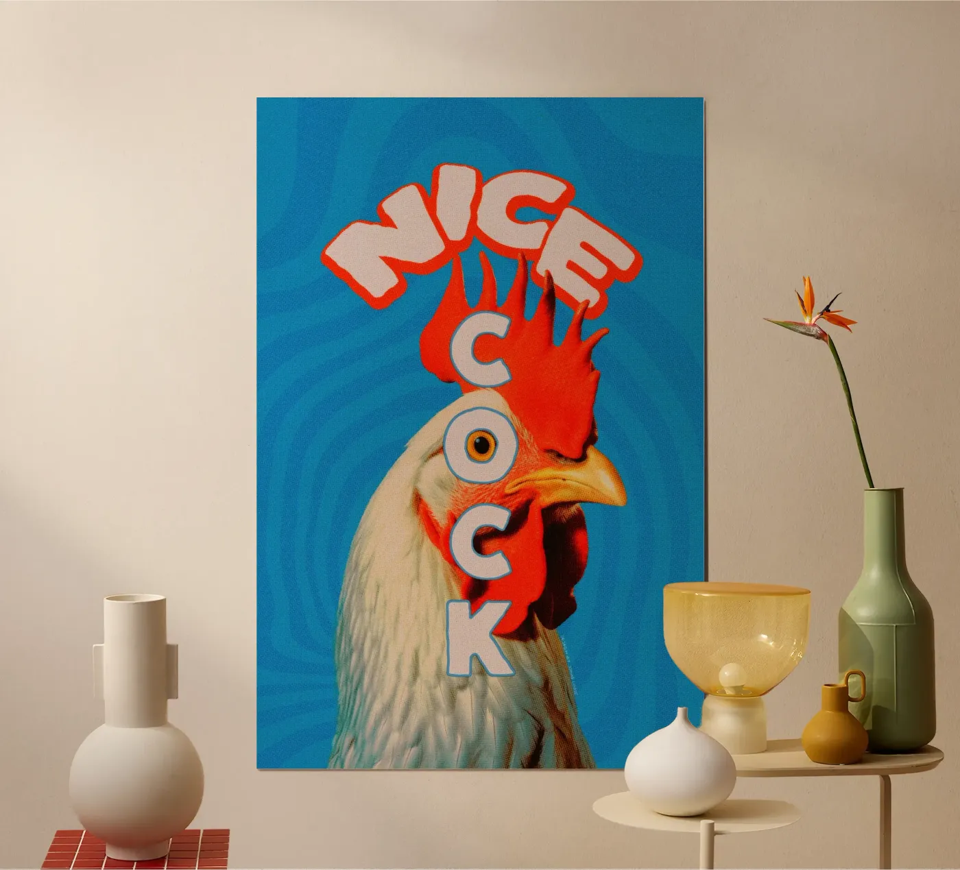 Nice Cock poster da Jonas Loose