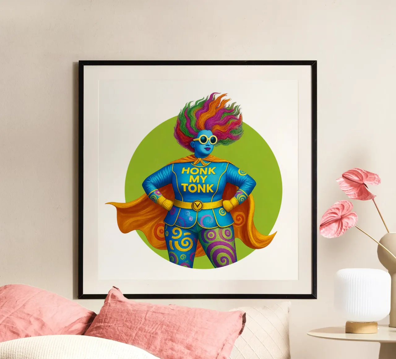 HONK MY TONK poster da Vintage Van Gogh