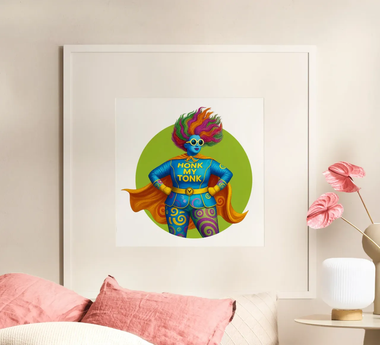 HONK MY TONK poster da Vintage Van Gogh