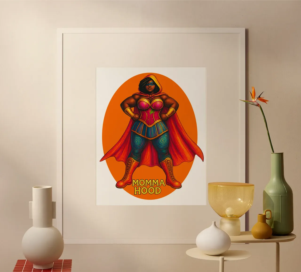 MOMMA HOOD poster da Vintage Van Gogh