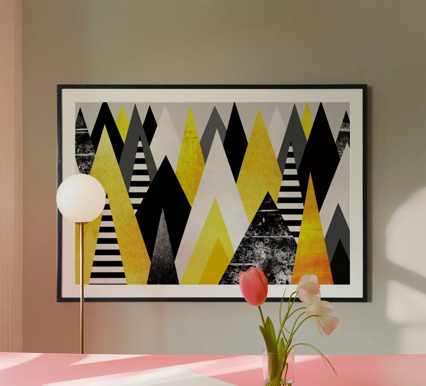 Yellow Peaks poster da Elisabeth Fredriksson