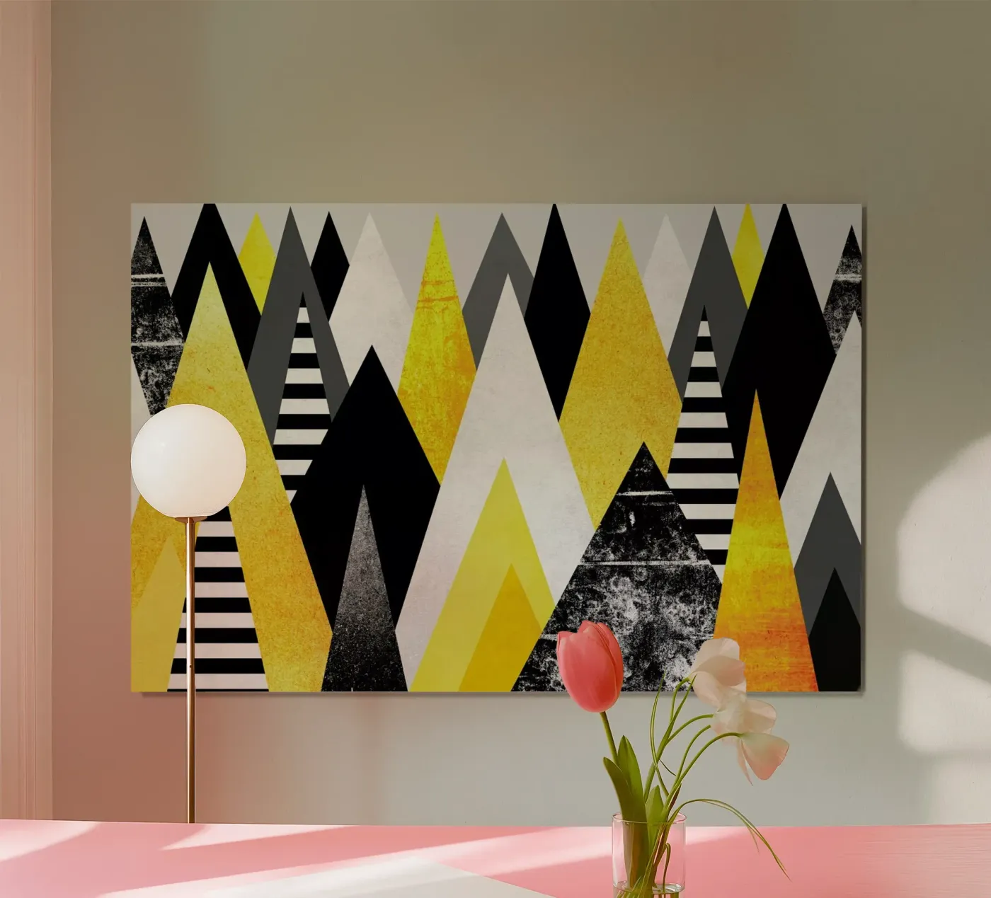 Yellow Peaks poster da Elisabeth Fredriksson