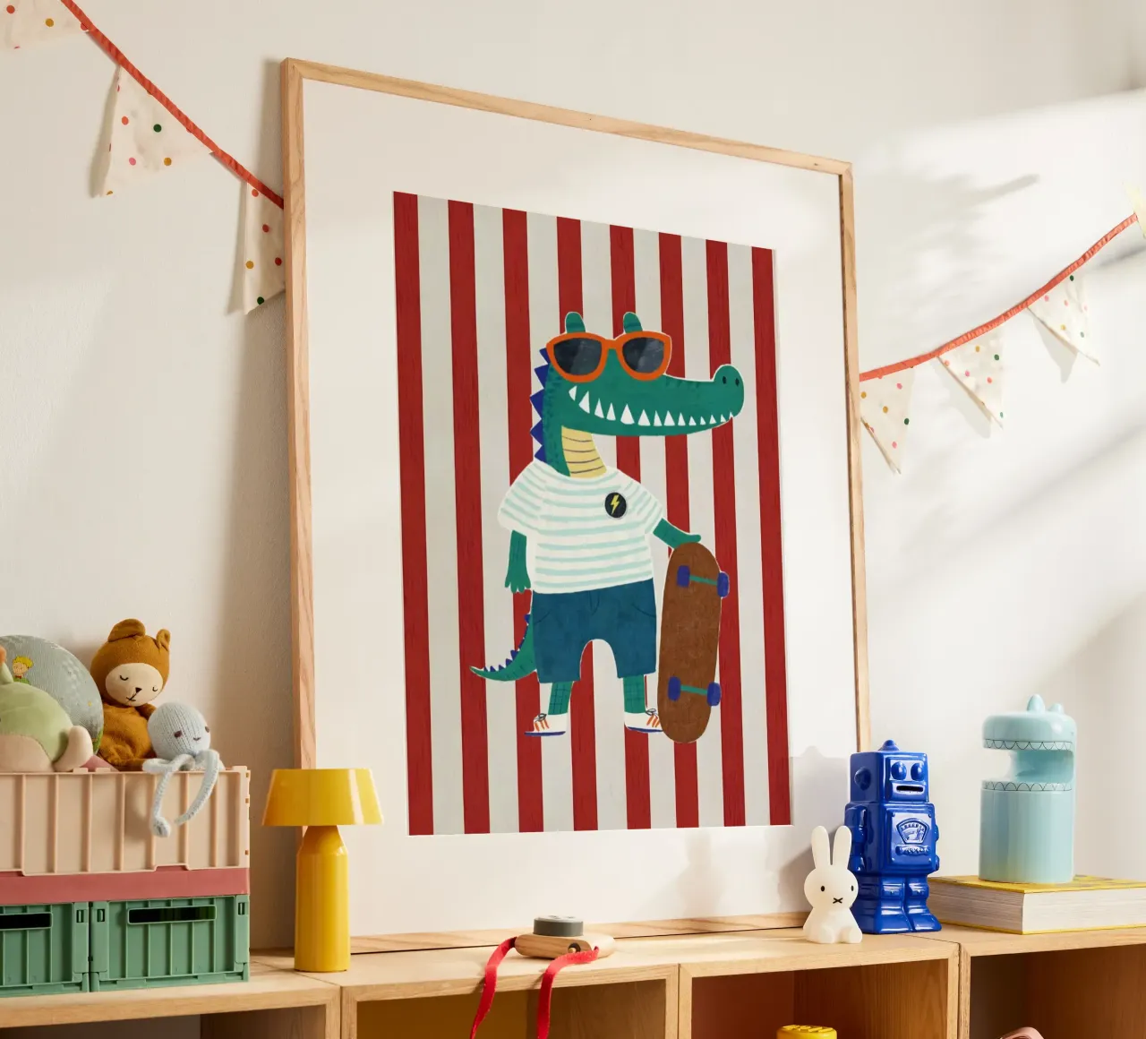 naughty crocodile poster de vicgaler
