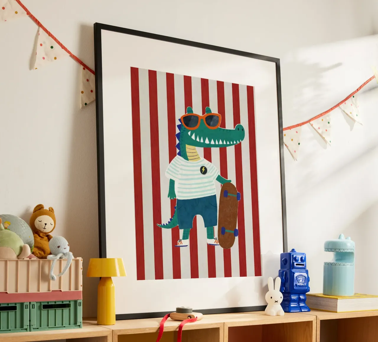 naughty crocodile poster de vicgaler