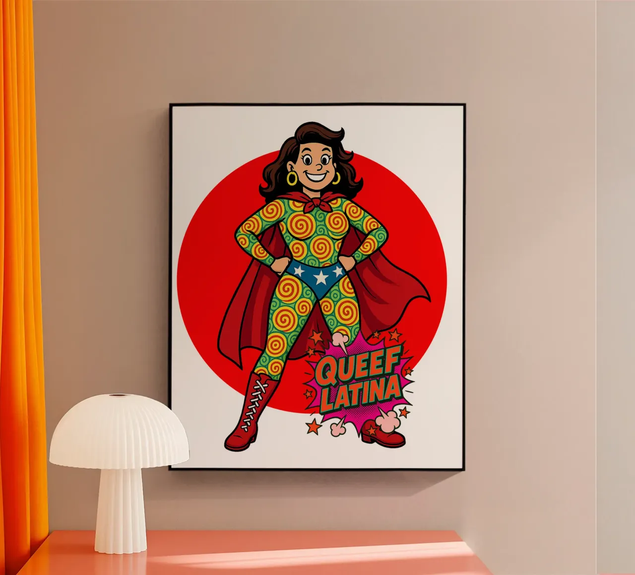 QUEEF LATINA plexiglass da Vintage Van Gogh