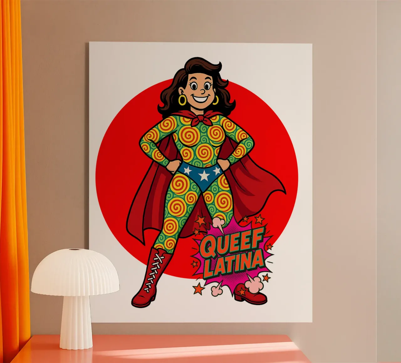 QUEEF LATINA plexiglass da Vintage Van Gogh