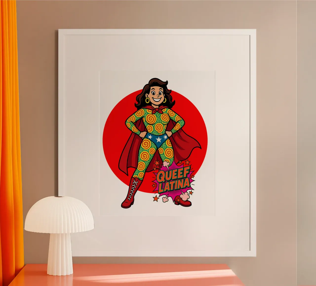 QUEEF LATINA poster da Vintage Van Gogh