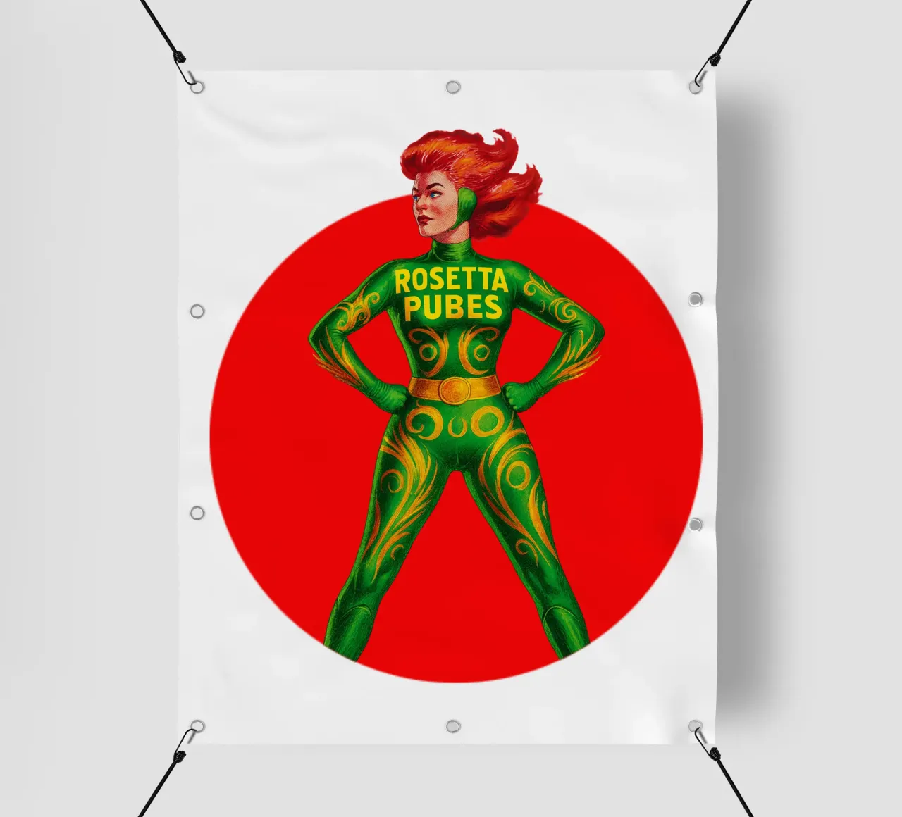 ROSETTA PUBES telo in pvc da Vintage Van Gogh