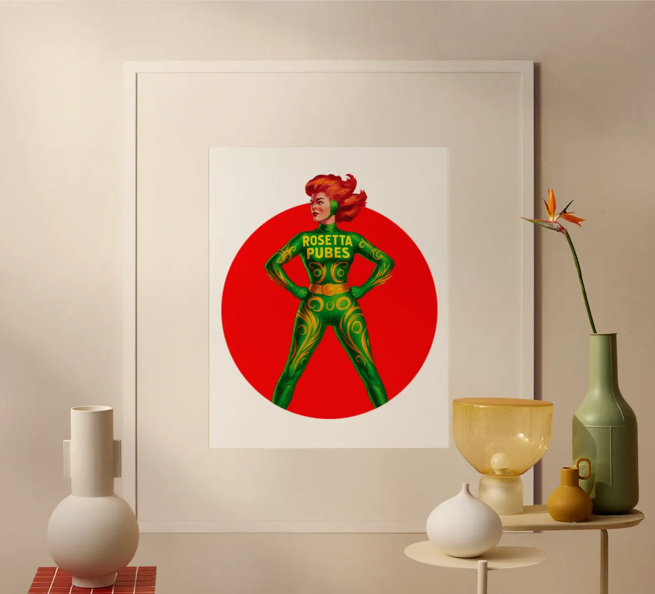 ROSETTA PUBES poster con telaio in alluminio da Vintage Van Gogh