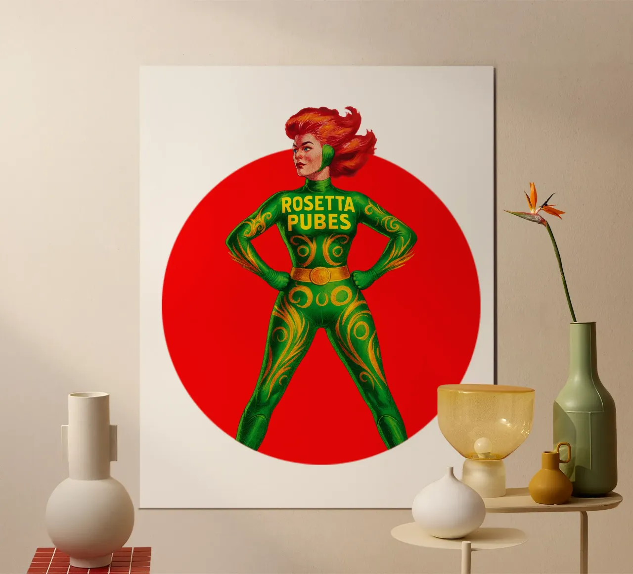 ROSETTA PUBES poster con telaio in alluminio da Vintage Van Gogh
