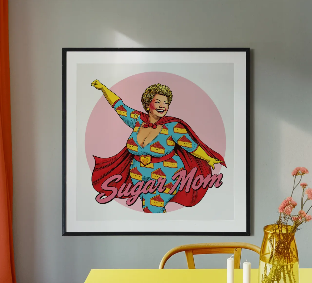 SUGAR MOM poster da Vintage Van Gogh