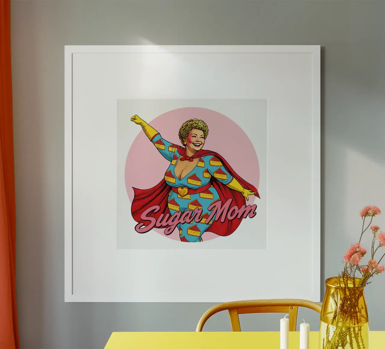 SUGAR MOM poster da Vintage Van Gogh