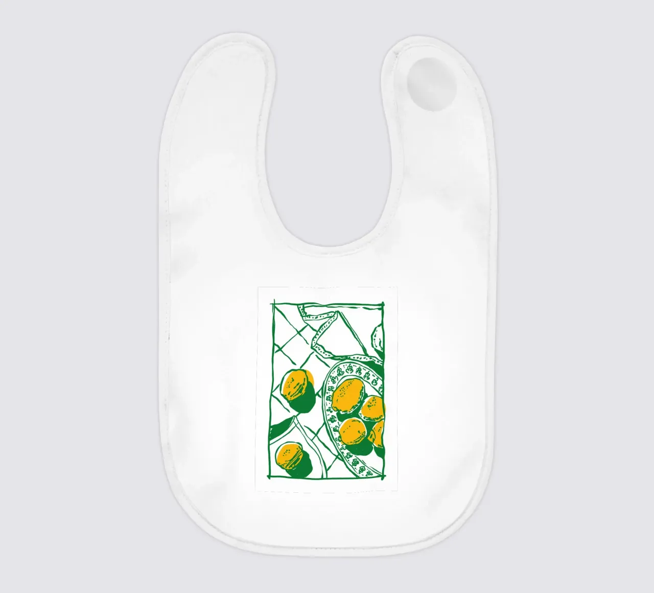 Boho Food 10 Lemons bavaglino da Boho Print Collection